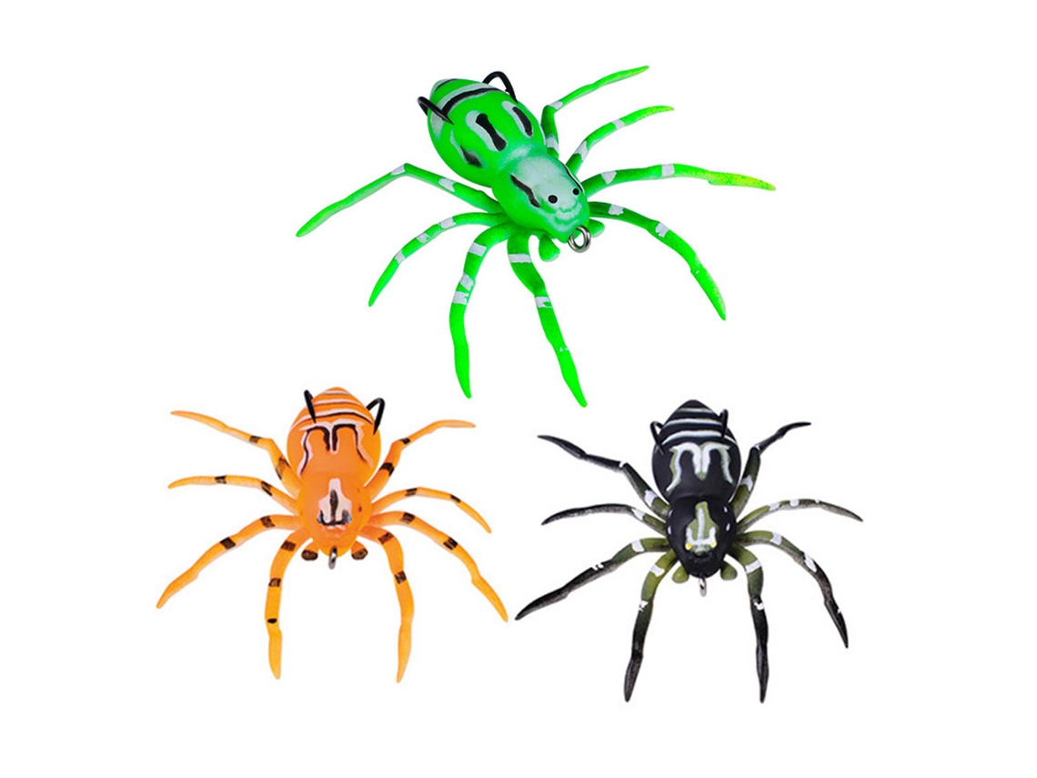 Lure (floating Bionic) yuexinghui (undealt Ip) 3 Floating Spider Lures 7.5cm Bionic Lures (3*baits, ...