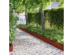 Vidaxl Delimitadores De Relvado 30 Unid. 103 X 0,05 X 22 Cm Aço Corten