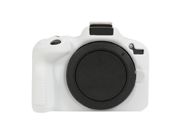 Capa Protetora de Silicone Macio para Canon Eos R50 Branca XIAOMOYU