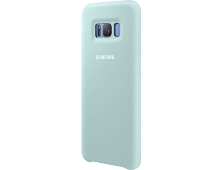 Capa  SAMSUNG S8  Silicone Azul — Compatibilidade: Galaxy S8 