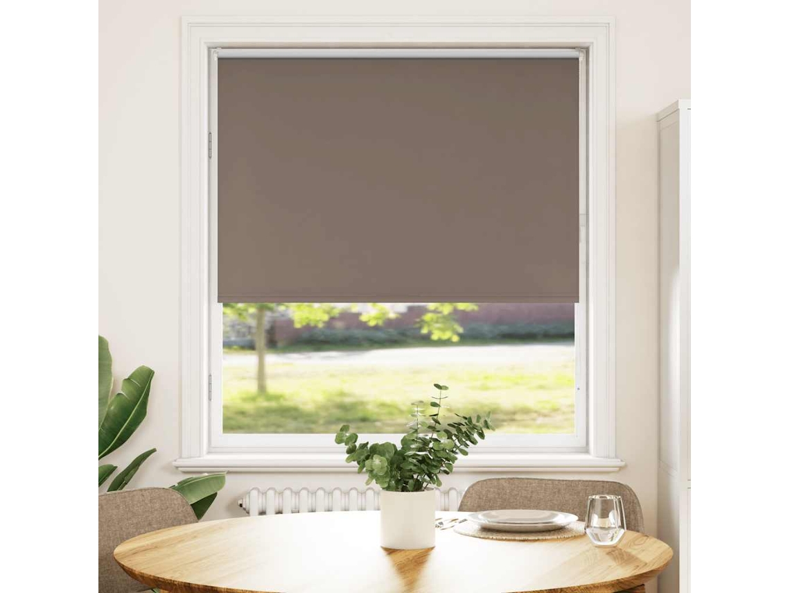 Vidaxl Persiana De Enrolar 110x130 Cm Largura Tecido 105,7cm Poliéster