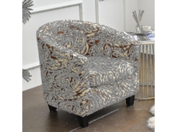 Capa Para Cadeira De Sala De Estar Sofa Slipcover De Poliéster Com Estampa Solida Pteris Coffee