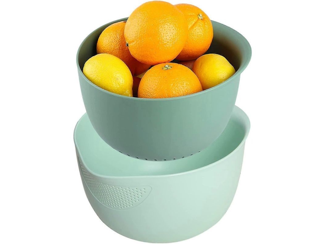 Conjunto De Copo E Coador Multiuso Para Enxaguar, Colher E Encharcar Arroz, Quinoa E Legumes Frescos