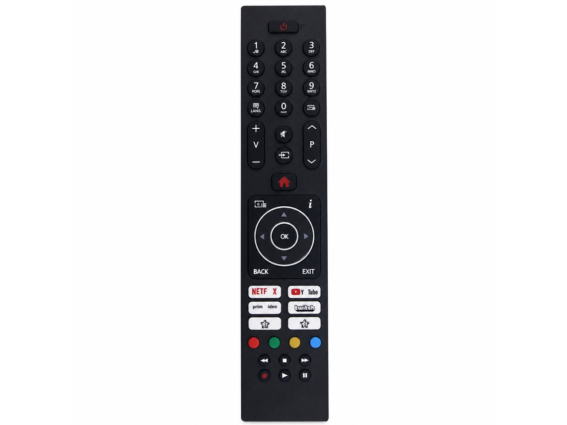 Comando À Distância Para Tv Compatível Com Hitachi, Panasonic E Bush, Modelo Rc45316tr_dae