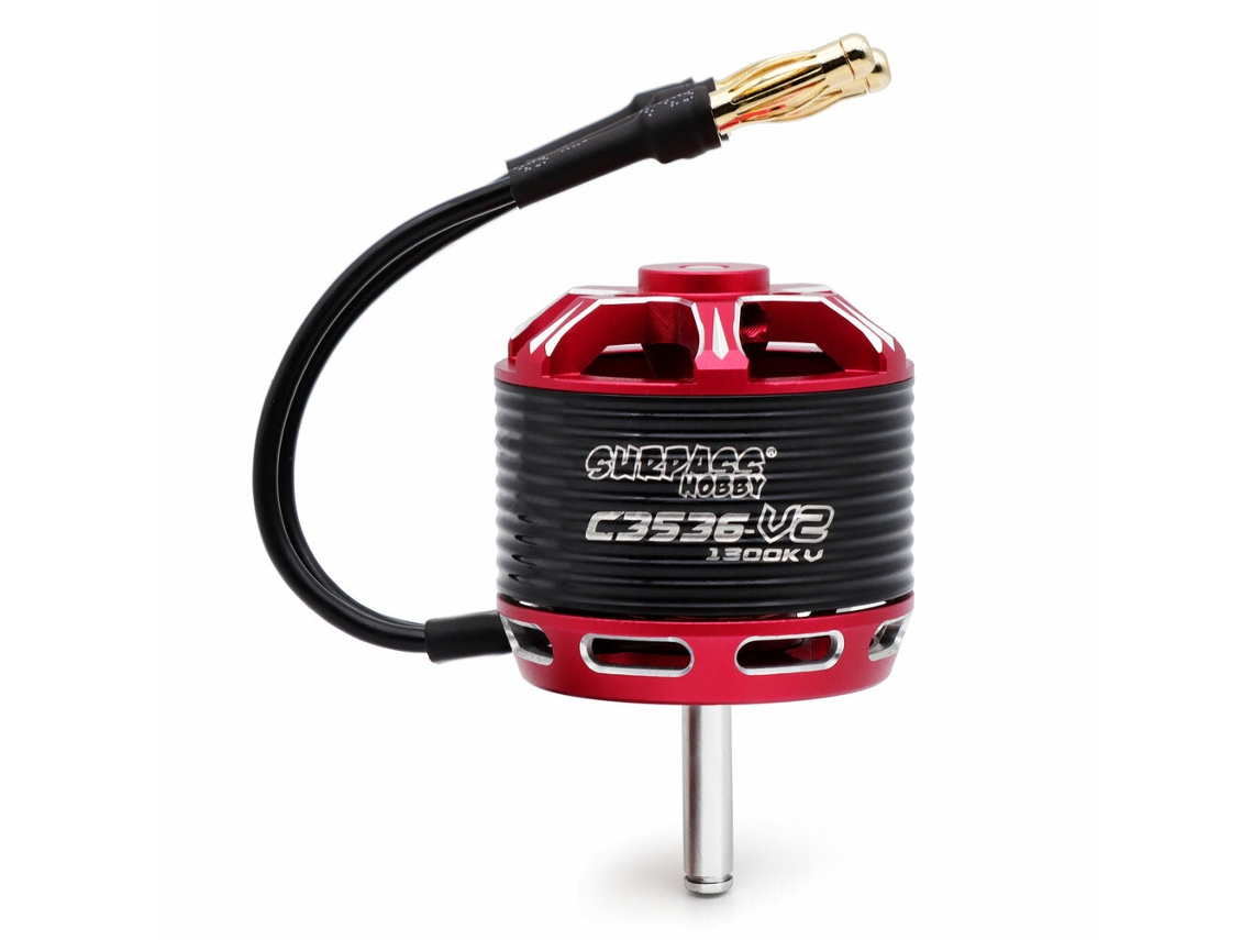 Motor Brushless Outrunner Surpass hobby Série C35 V2 C3536 910kv/ 1050kv/ 1300kv/ 1500kv 2 4s para Aeromodelos. MDUG