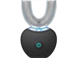 Escova De Dentes Elétrica Sônica Automática 360° Para Adultos, Escova De Dentes Branqueadora Em Formato De U.