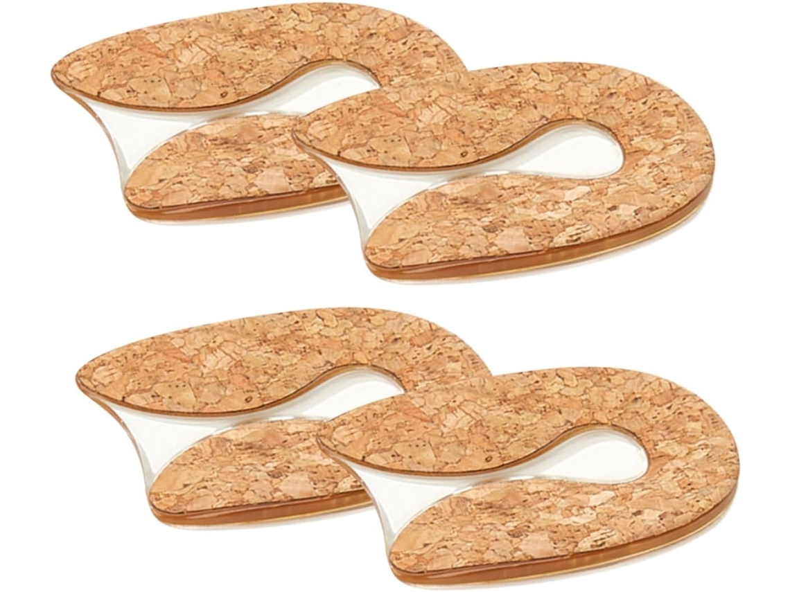 Calcanhares De Silicone, 2 Pares, Ultraleves, Aumentam A Altura, Para Sapatos Casuais E Quentes, Confortáveis E