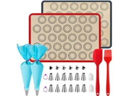 Kit Gourmet Dream Do Padeiro, Versátil Para Assar Biscoitos, Kit Completo Para Assar, Incluindo Sacos De Confeitar De Silicone Reutilizáveis E Tapetes