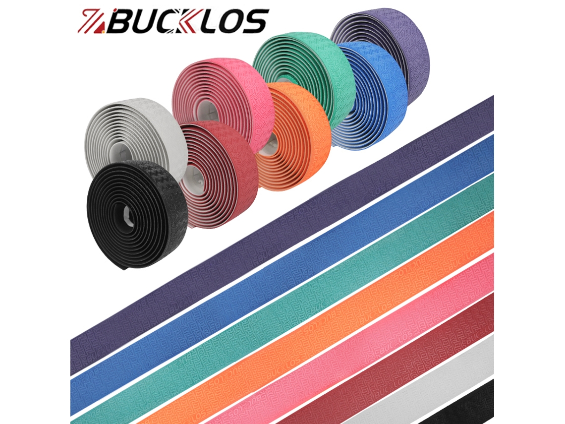 Fita Para Guidão De Bicicleta Bucklos Eva Pu Antiderrapante Com Absorção De Choque Para Ciclismo Com Plugue Finalvayotoy