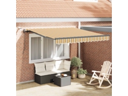 Vidaxl Toldo Retrátil Multicolor 300 X 250 Cm Poliéster