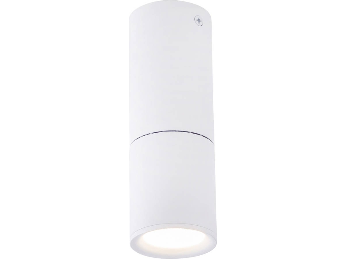 Forlight Tub - Plafon 53x53x149mm, Alumínio, Cor Branco, Led, Máx 7.1w, Ip23