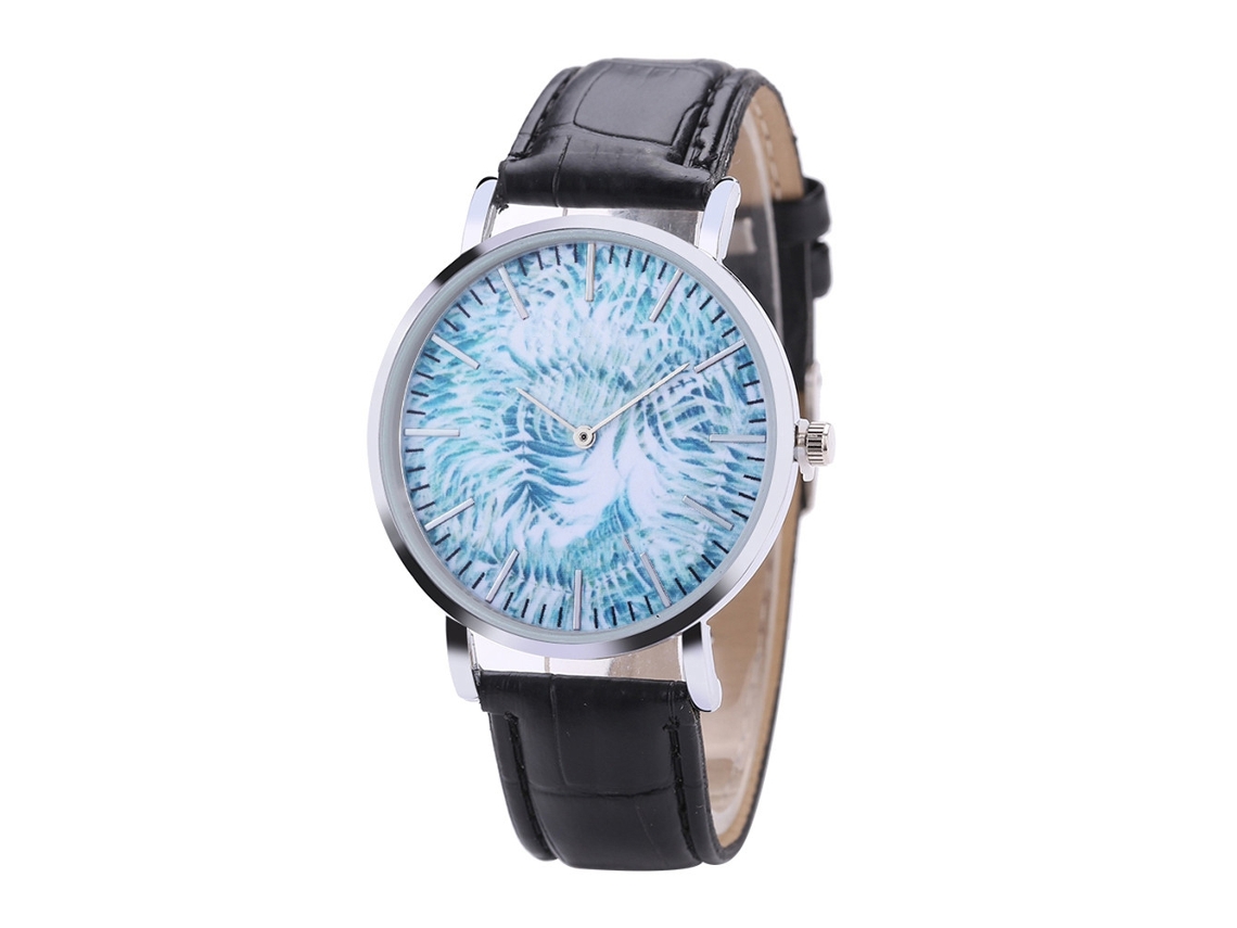 Reloj De Pulsera Para Hombre De Moda Con Movimiento De Cuarzo (negro)