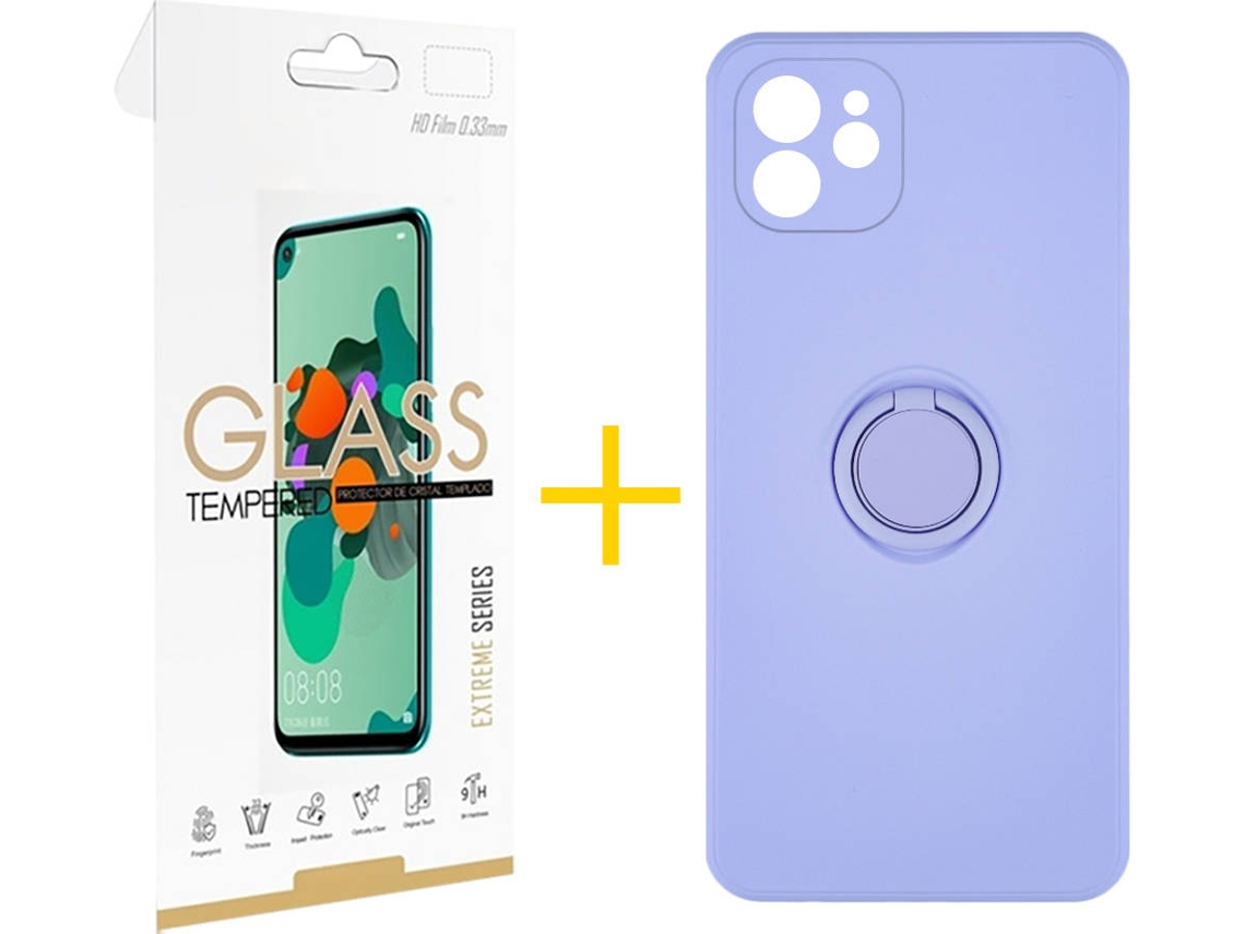 Capa + Película para iPhone 12 SKYHE Roxo Lilás