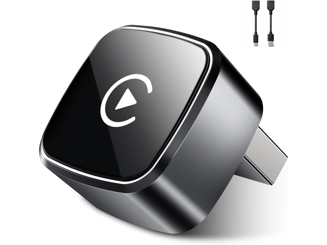 Adaptador Carplay Sem Fio Para Apple Iphone E Android Auto