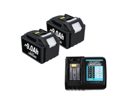Bateria Makita 18v, Capacidade De 9000mah, Compatível Com Bl1850b, Bl1840b, Bl1860,2 Bateria 3a Carregador Oem