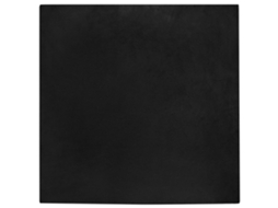 Conjunto 1 Tapete Macio Vidaxl Preto Poliéster (120 X 120 Cm)