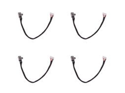 4x Fivela Cabo Harness Conector Dc Jack 15-3551 14-3458 3558 3552