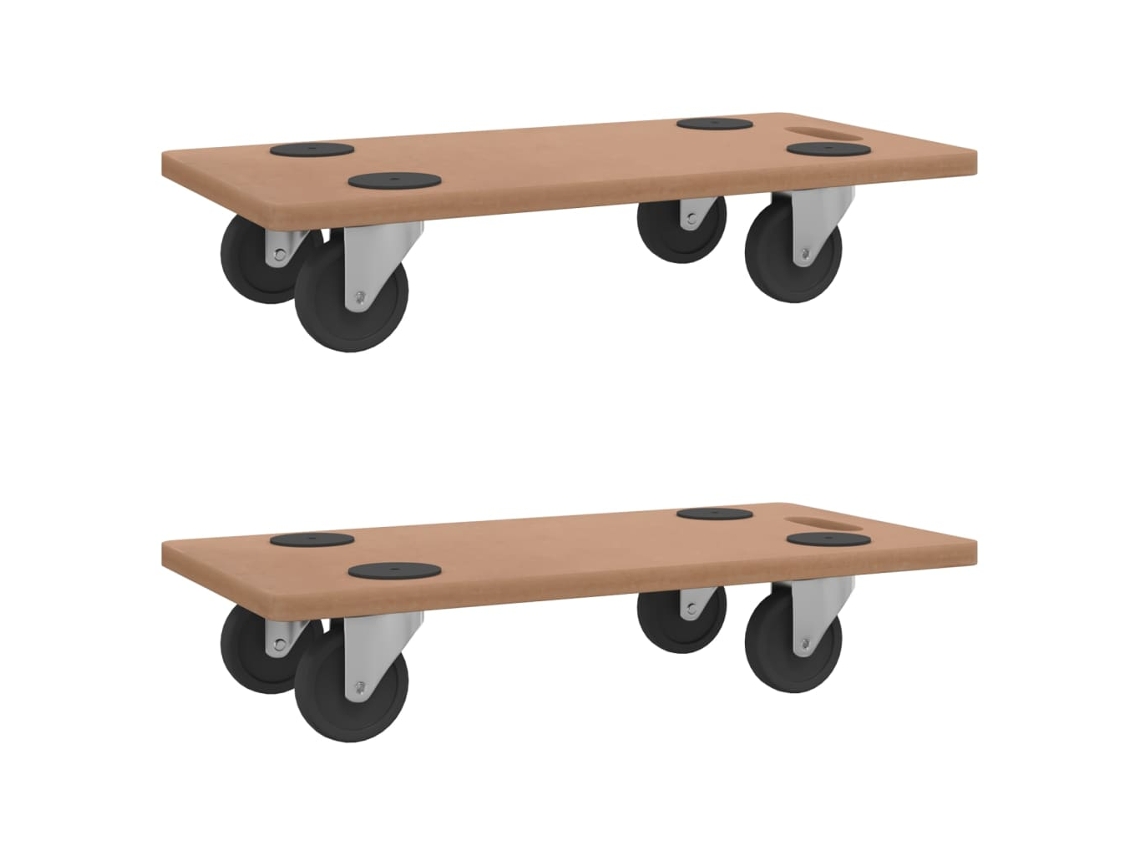 Dolly Trolley, Dolly Trolleys Vidaxl Marrom Madeira Processada (57.5 X 29 Cm)