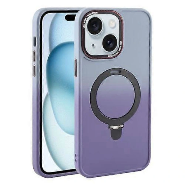 Capa Para Iphone 15 Com Compatível Com Magsafe Gradiente, Tpu Líquido E Estrutura Híbrida De Pc