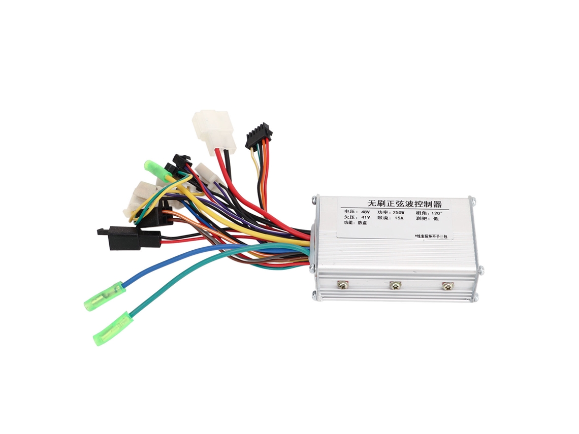 Controlador Brushless De Bicicleta Elétrica 48v 250w Para Bicicleta E Scooter Elétrico Com Alumínio
