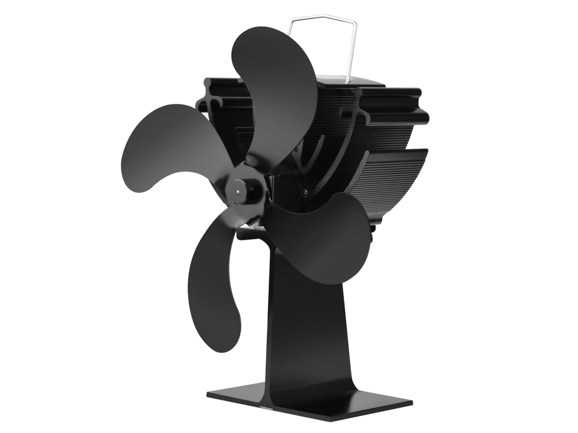 Ventilador de Fogão 4 Lâminas Silencioso Gás/pellet/madeira