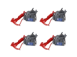 4pcs Rele De Deriva Disjuntor Contato Auxiliar Acessório Montagem Esquerda Ac230v