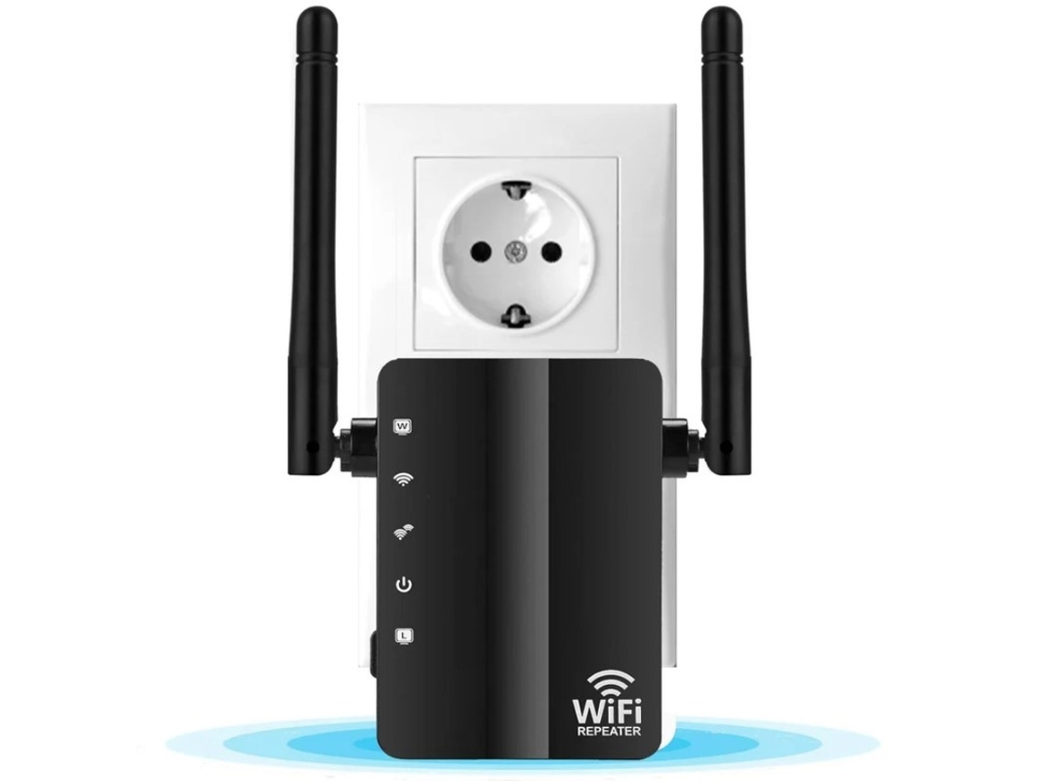 Amplificador Wlan Banda Única 300 Mbps, Porta Lan Yizhood (preto)