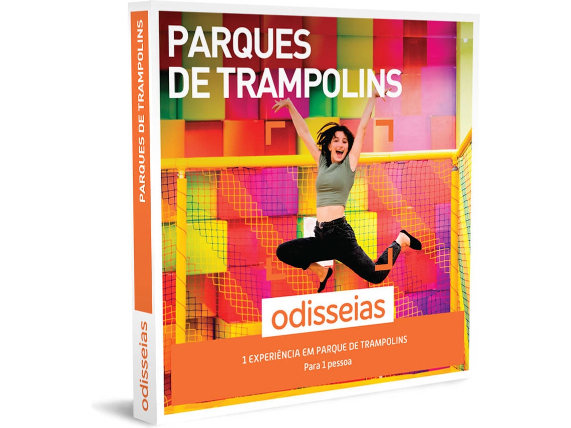 ODISSEIAS Pack Presente - Parques de Trampolins - Experiência para 1 pessoa