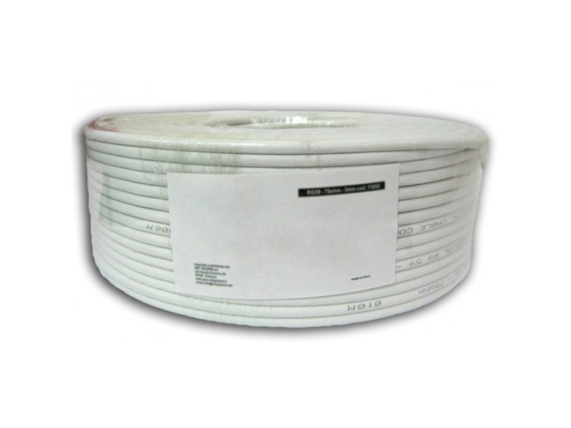 Cabo de Rede TECHLY (RJ45 - 100 m - Cinzento)