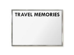 Magnetic Board For Wall Travel Memories For The Bedroom Espelharte (70x50 Cm)