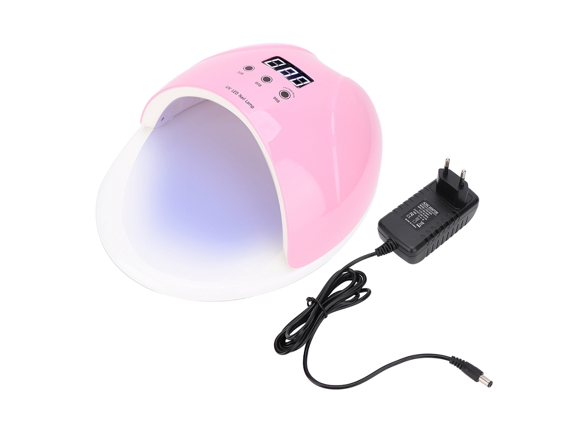 Lâmpada De Unhas Uv Led Potente 50w Secagem Rápida Sensor Automático Lâmpada De Manicure