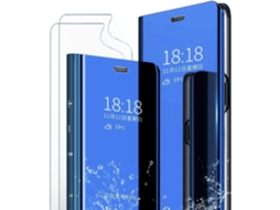 Capa Note Proteção Design Miroir View Para Samsung Galaxy Note Hongwe. Transparente