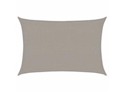 Maison Exclusive - Para-sol Estilo Vela Retangular 160 G/m² 2x3 M Pead Cinza-claro
