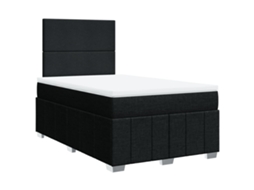 Box Spring Bed, Box Spring Beds Vidaxl Preto Tecido (120 X 200 Cm)