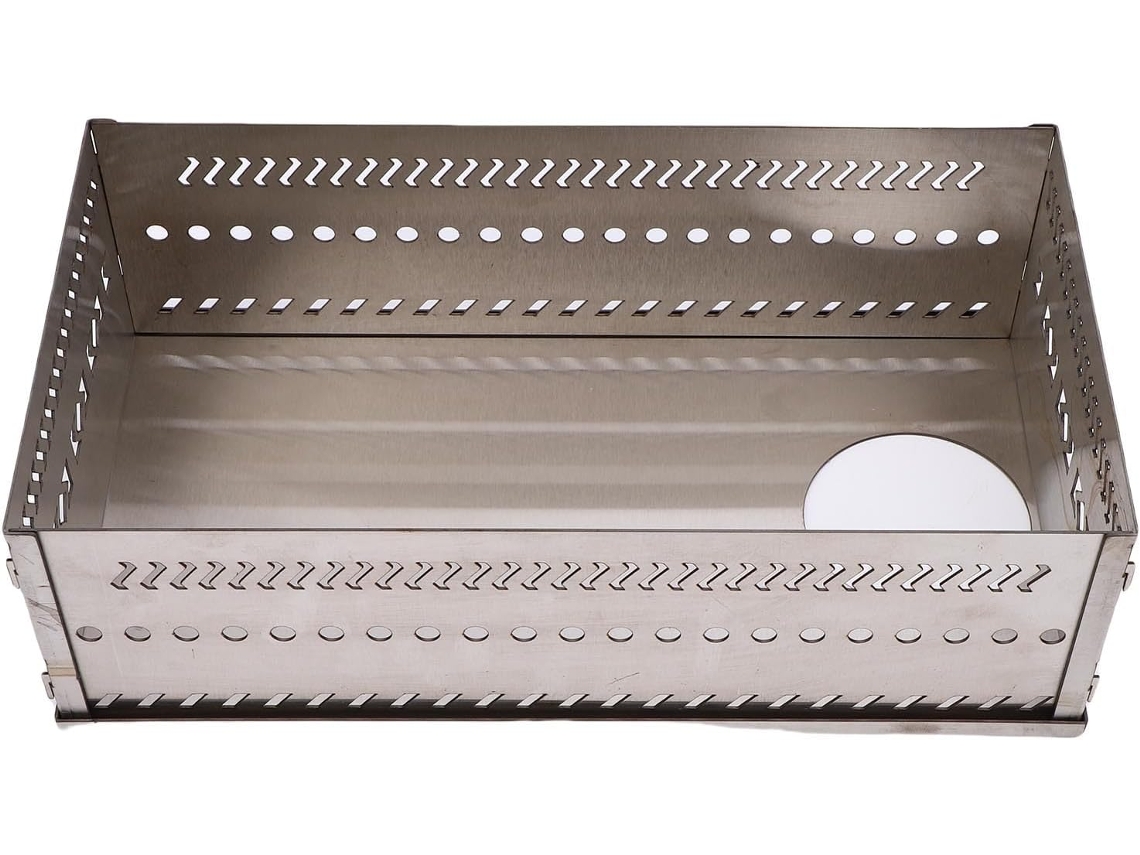 Suporte de Aço Inoxidável para Pedra de Sauna Cesto Portátil Versátil para Queimar Carvão. SFUSHOS
