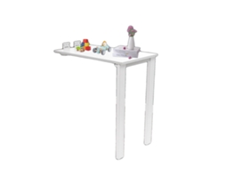 Mesa Dobrável, Design Que Economiza Espaço, Estética Moderna, Branco