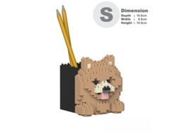 Jekca Bricks Suporte Para Lápis Pomeranian 01s St01dpc11