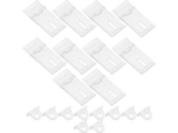 Fivela Pequena De Acrílico Transparente Shineofi Para Caixa Joias 25x55 Mm, Dobradiça Com Fecho Para Caixa E Armário
