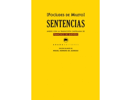 Livro Sentencias de Focílides De Mileto (Español)