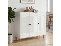 Vidaxl Buffet Branco 89 X 34,5 X 80 Cm Derivados De Madeira