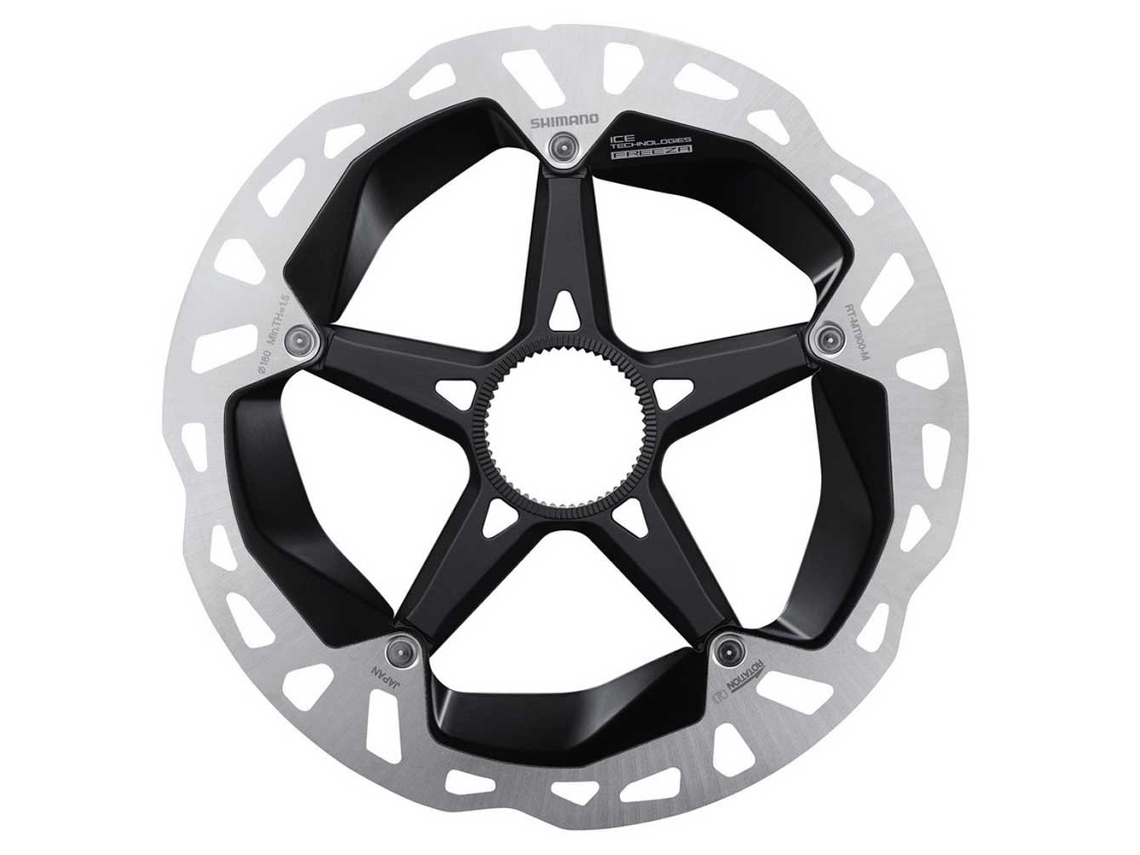 Freio a Disco com Anel e Ímã Saint Mt900 Center Lock Prateado 160 Mmshimano