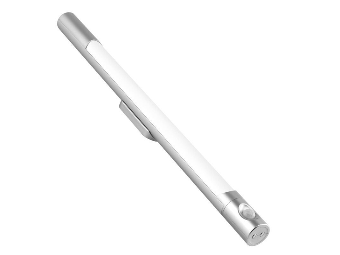 Luz de Armário Inteligente com Sensor de Movimento Ajustável 3 Cores Base Magnética | S/MARCA