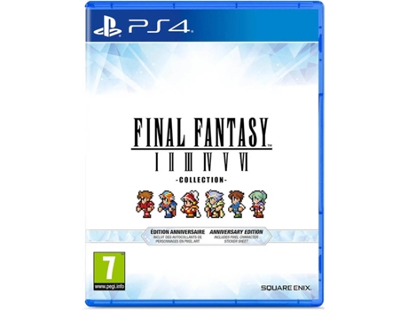 Jogo PS4 Final Fantasy I-VI Pixel Remaster Collection