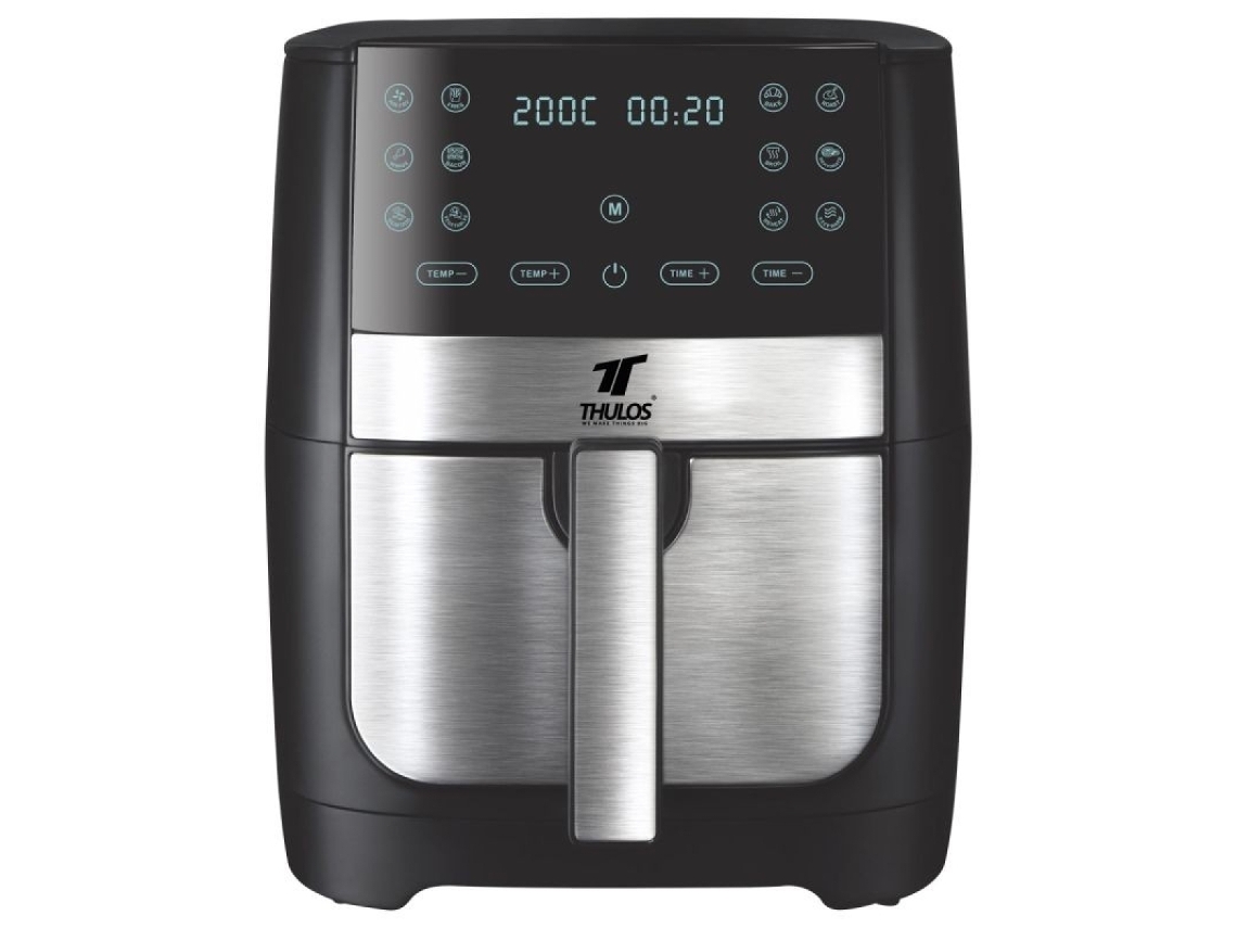 Fritadeira sem Óleo THULOS Air com 12 Programas e Capacidade de 8 Litros Cozinha Versátil e Saudável