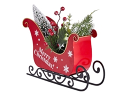 Laxiscreed Trenó De Natal Com Luzes Para Decoração Festiva E Ambientes Natalinos