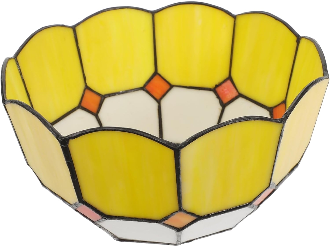 Vidro Colorido para Lustre E27, Cobertura de Luz Moderna, Substituição Resistente Compatível com Quartos. SFUSHOS