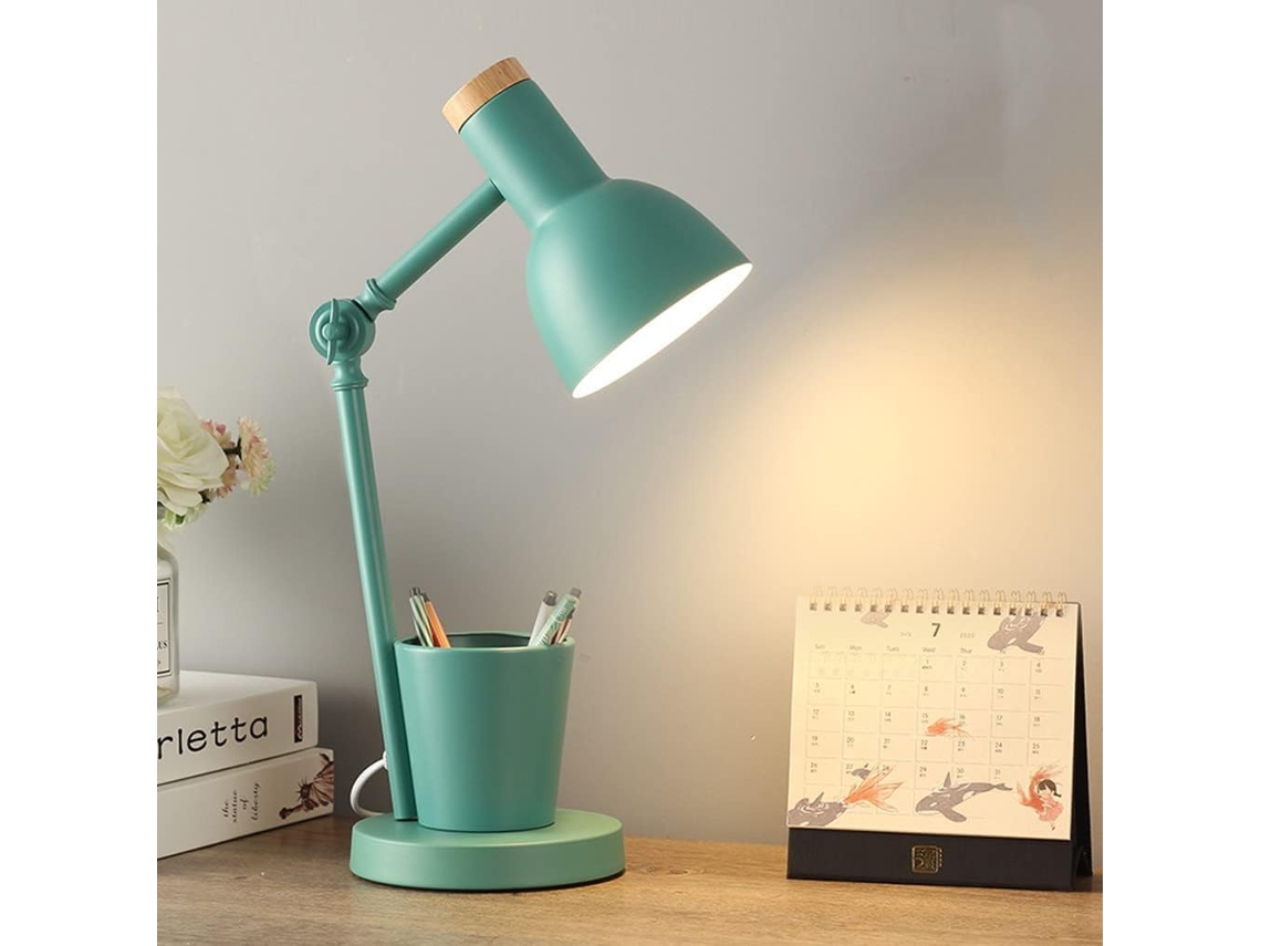 Luminária De Mesa Infantil, Proteção Para Os Olhos, Luminária De Leitura Nórdica Moderna, Luminária De Mesa Ajustável Em