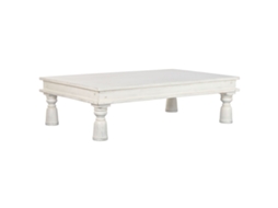 Mesa De Centro Home Esprit Branco 70 X 107 X 45 Cm