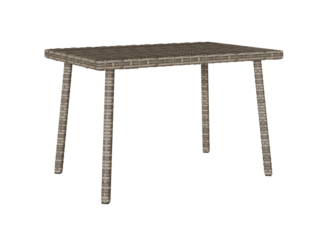 Mesa de Centro Retangular Jardim Vime Pe Cinzento MAISON EXCLUSIVE (60x40x37 cm)