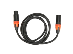 Cabo Lurelia XLR Macho/Fêmea 1,5 m, para microfones, mesas de mixagem, amplificadores e colunas ativas.